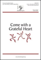 Come with a Grateful Heart Unison choral sheet music cover